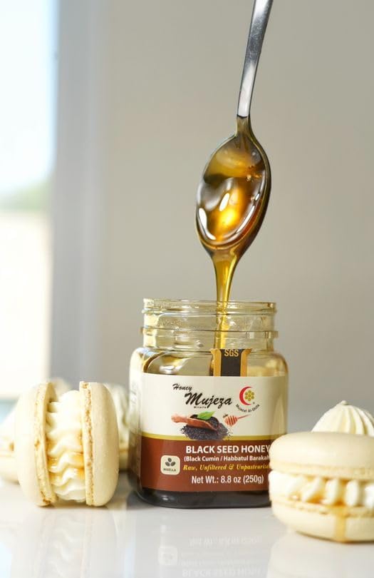 Mujezat Al-Shifa Black Seed Honey (Black Cumin - Nigella Seeds) 500g 17.6oz