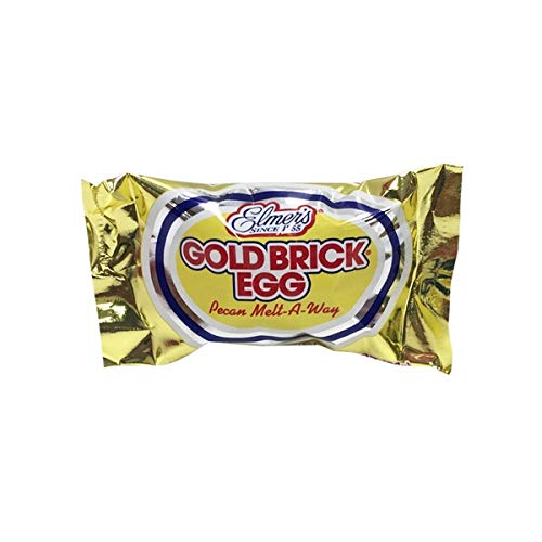 Elmer's Chocolate Gold Brick Eggs (12 Eggs) with Bonus Glitter Easter Egg Dye Kit
