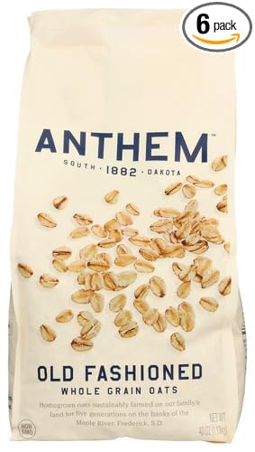 Generic A.nthem Old Fashioned Whole Grain Oats 40OZ Pack of 6