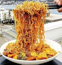 Instant 2 Minute Chow Noodles - CURRY Flavor with Seasonings (2x 5 PACKS) So Delicious Meal Mild Spicy Curry Noodles