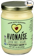 Avonaise Mayo Avocado Dill and Basil 12 oz (Pack of 6)