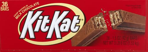 KIT KAT Milk Chocolate Wafer Candy Bars 1.5 oz (Pack of 72)