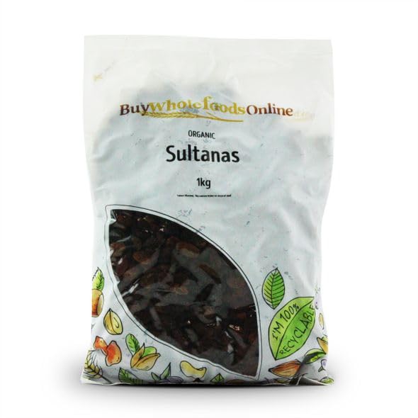 Buy Whole Foods Organic Sultanas (1kg)