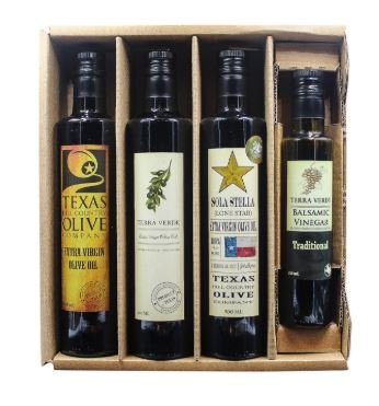 The Big D Premium Olive Oil and Balsamic Vinegar Kraft Gift Set