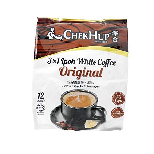 2 Packs Chek Hup 3 in 1 Ipoh White Coffee - Original Imported from Malaysia ( 2x12 sachets )