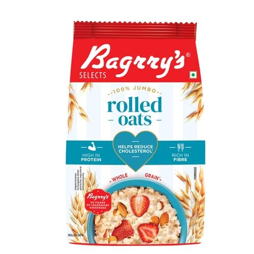Bagrrys Oats Breakfast Cereal (1kg Bagrrys Rolled Oats)