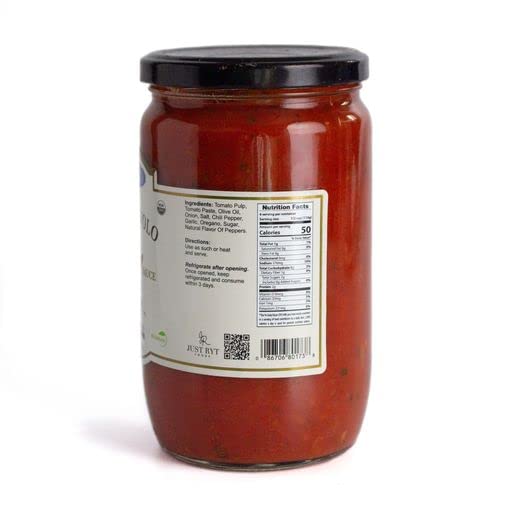 Giusto Sapore Traditional Italian Pasta Sauce 24oz - 6 Pack- All Natural Non GMO Italian Premium Gourmet Brand - Made in Italy and Family Owned (Fra Diavolo)