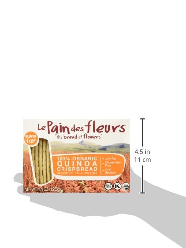 Le Pain Crispbread 100% Organic Quinoa 4.41 Oz - Pack of 6