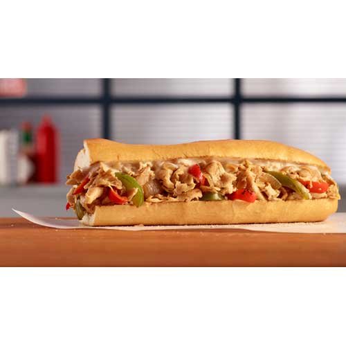 Original Philly Marinated Chicken Sandwich Slices 4 Ounce -- 40 per case.