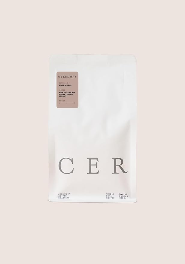Ceremony Coffee Roasters - Espresso Variety Pack - Specialty Ground Coffee Mass Appeal &amp Destroyer Espresso Blends- 2x12oz Bags (French Press - Coarse Grind)