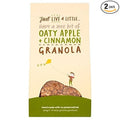 Just Live a Little Oaty Apple &amp Cinnamon Granola 400g - Pack of 2