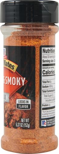 McCormick Grill Mates Sweet &amp Smoky Rub 5.37 Oz (Pack of 4)