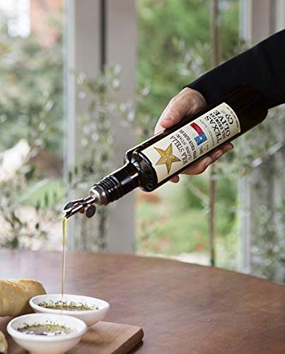 Sola Stella Extra Virgin Olive Oil - Cold Pressed Gourmet EVOO Olive Oil - Uniquely Smooth &amp Buttery - Perfect for Cooking Baking &amp Finishing - Award Winning &amp Made in Texas (16.9 oz 2 Pa