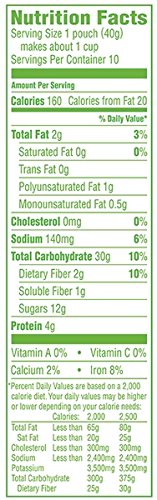 Simple Truth Organic Instant Oatmeal Maple &amp Brown Sugar Flavored Organically Grown 10 Count Box (Pack of 2)