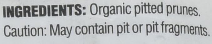 Woodstock Prunes Organic California Pitted 11-Ounce (Pack of 2)