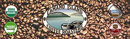 Camano Island Coffee Roasters Roasters Honduras Dark Roast Ground 2lb Fresh Small Batch Roasted USDA Organic Fairly Traded Shade Grown Top 1% Arabica - Molasses Brown Sugar Cinnamon Flavor