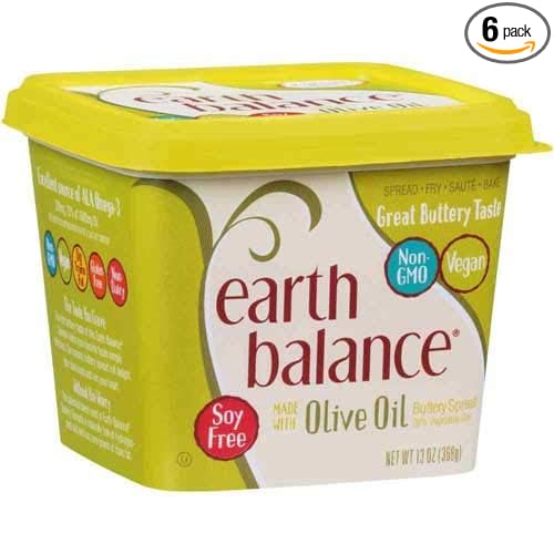 Earth Balance Extra Virgin Olive Oil Buttery Spread 13 Ounce -- 6 per case.