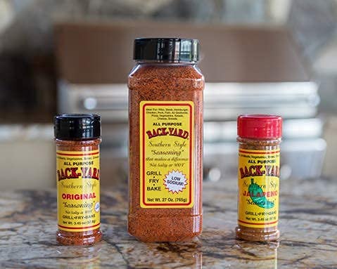 #1 All Purpose Seasoning | BACK-YARD Southern Style Original 27 oz | Value Size - RESTAURANT PACK | Sprinkle on Steak Seasoning Poultry Seasoning Fish Seasoning Vegetable Seasoning | Low Sodium (27