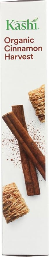 Kashi Organic Promise Cereal Cinnamon Harvest Whole Wheat Biscuits 16.3 Ounce Boxes (Pack of 4) by Kashi