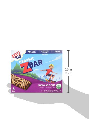 Luna Zbar - Chocolate Brownie - Soft Baked Whole Grain Snack Bars - USDA Organic - Non-GMO - Plant-Based - 1.27 oz. (Pack of 6 36 Count Total)