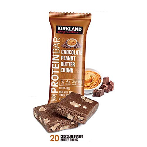 KIRKLAND SIGNATURE Protein Bars Chocolate Peanut Butter Chunk 2.12 oz 20-count