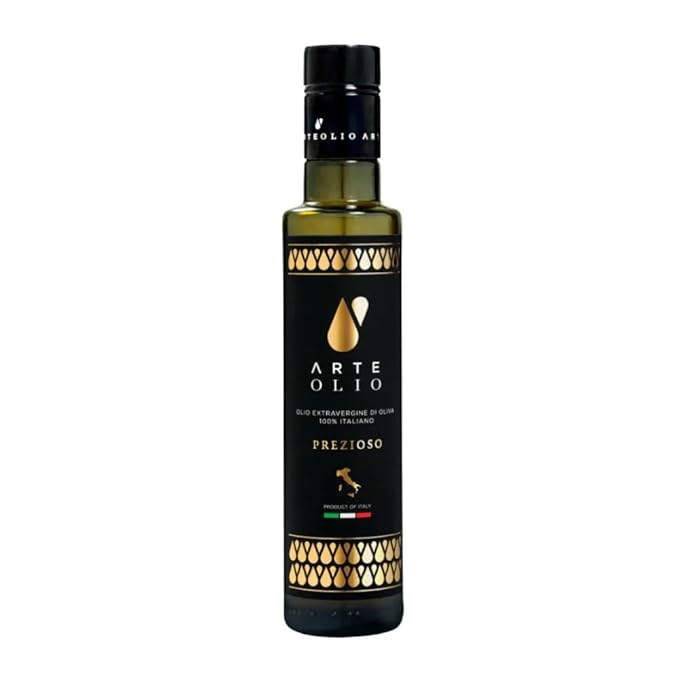 ArteOlio Prezioso Olive Oil: 100% Extra virgin cold pressed olive oil directly from Italy made in Single Estate Unordinary Rich Taste (500mL Bottle)