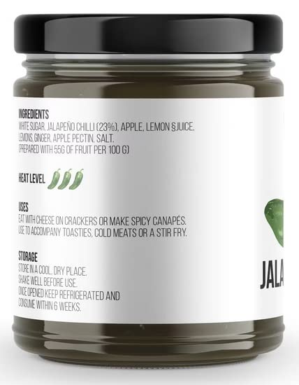 Chilli Mash Company - Jalapeño Chilli Mustard | A Spicy Dijon Mustard - 6.70oz / 190gr Glass Jar
