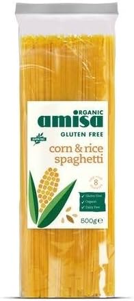 (2 Pack) - Amisa - Org GF Corn &amp Rice Spaghetti | 500g | 2 Pack Bundle