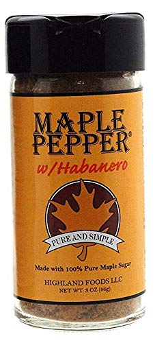 Hot Pepper Sweet Heat Set - Habanero Maple Pepper and Ghost Pepper Maple Syrup