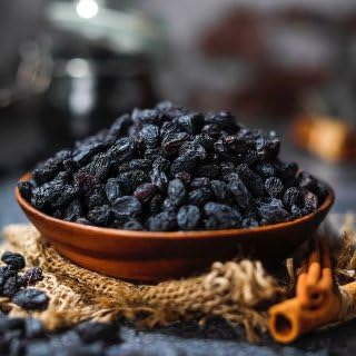 Premium Black Raisins – 13.4 oz (380g) – Natural No Added Sugar High in Fiber (Pack of 2)