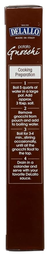 Potato Gnocchi Imported (Pack of 12)