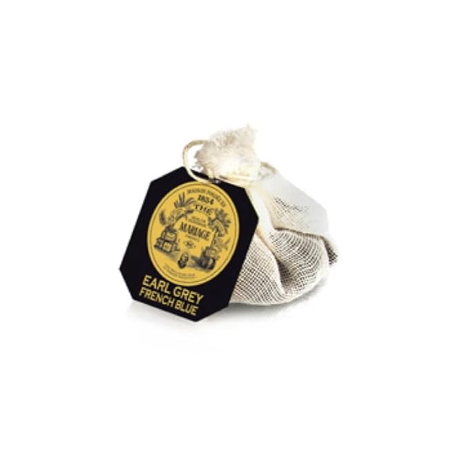 Mariage Freres. Earl Grey French Blue Tea 30 Tea Bags 75g (1 Pack).