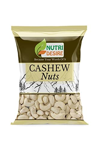 Nutri Desire Afghani Green Kishmish Raisins &amp Cashew Nuts Whole Kaju 500 gms Each Total 1 kg