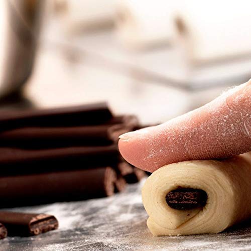 Cacao Barry Callebaut Dark Baking Extruded Sticks. Semi Sweet Chocolate Batons Boulangers for Croissants and Pain au Chocolat. 44% Cacao (3.5 Lbs 16 kg) 300 pieces