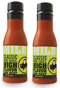 Buffalo Wild Wings Barbecue Sauces Spices Seasonings and Rubs For: Meat Ribs Rib Chicken Pork Steak Wings Turkey Barbecue Smoker Crock-Pot Oven (Mild (2) Pack)