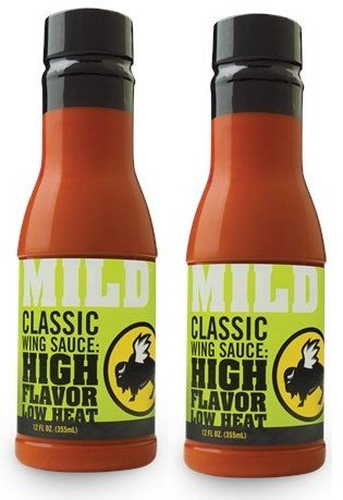 Buffalo Wild Wings Barbecue Sauces Spices Seasonings and Rubs For: Meat Ribs Rib Chicken Pork Steak Wings Turkey Barbecue Smoker Crock-Pot Oven (Mild (2) Pack)