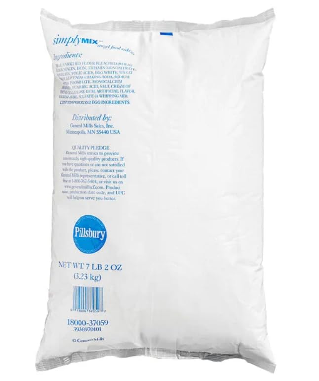 SimplyMix Angel Food Cake Mix 7 lb. – 4/Bag