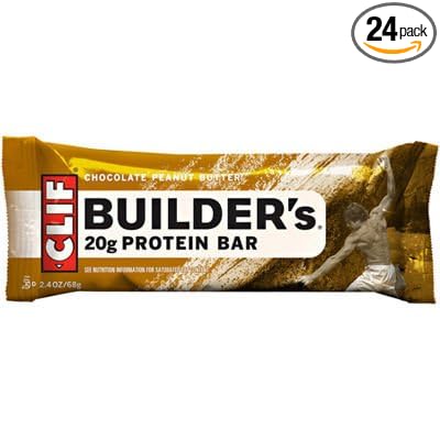 Clif Builder's Protein Bar Chocolate Peanut Butter (Pack of 24)