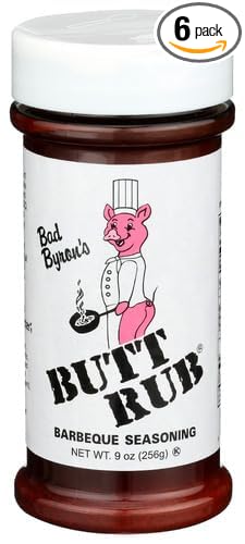 Generic Bad Byron's B.utt Rub Barbecue Seasoning 9 oz (Pack of 6)