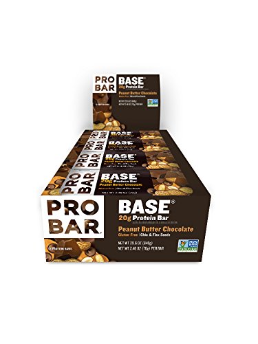 PROBAR Base Protein Bar Peanut Butter Chocolate 2.46 oz (Pack of 12)