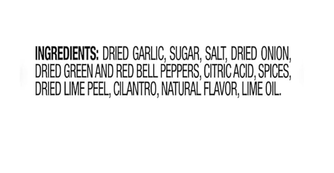 Cilantro Lime Seasoning Blend 4 Bottles Pack