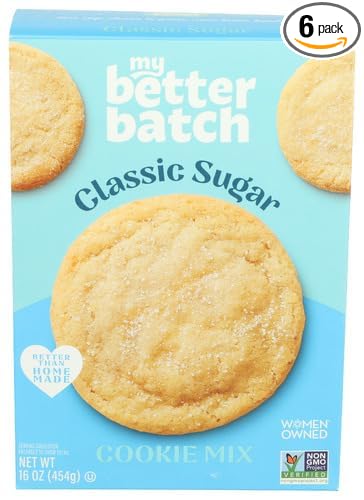 My Better Batch Mix Cookie Classic Sugar 16 oz (Pack of 6)