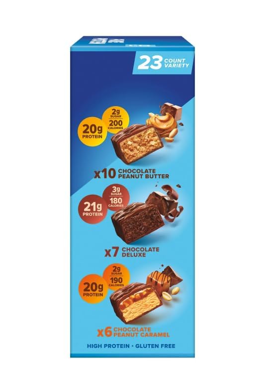 Pure Protein Bars Variety Pack 1.76 oz 23-count