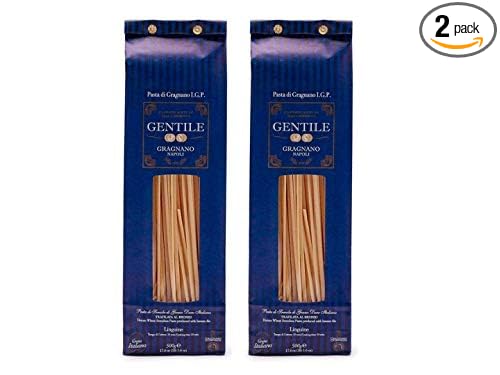 GENTILE PASTA LINGUINE DI GRAGNANO IGP (2 Pack - 1.1 lb each)
