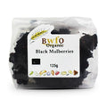 Buy Whole Foods Organic Black Mulberries (125g)