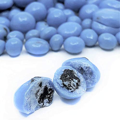 Greek Yogurt Covered Blueberries by It's Delish 1 lb Bulk Bag – Scrumptious &amp Nutritious Yogurt Coated Dried Blueberries – Sweet Snacking and Bulk Party Treats – USA Made Kosher OU Dairy