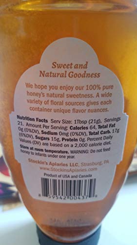 Stockin's Pure Natural Amish Honey 1lb