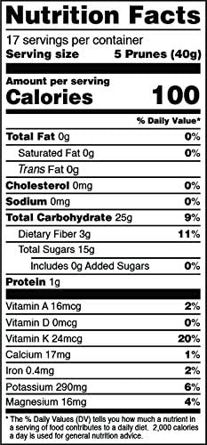 Terrasoul Superfoods Organic Dried Plums Pitted Prunes 4.5 Lbs (Pack of 3) - Fiber | Vitamin K | Preservative Free