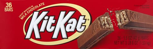 KIT KAT Milk Chocolate Wafer Candy Bars 1.5 oz (Pack of 72)
