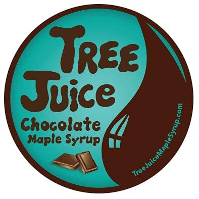 Tree Juice Chocolate Maple Syrup | 100% Pure Grade A Maple Syrup | All Natural Non GMO Vegan Gluten Free Vegetarian Paleo | 12 Ounce Bottle